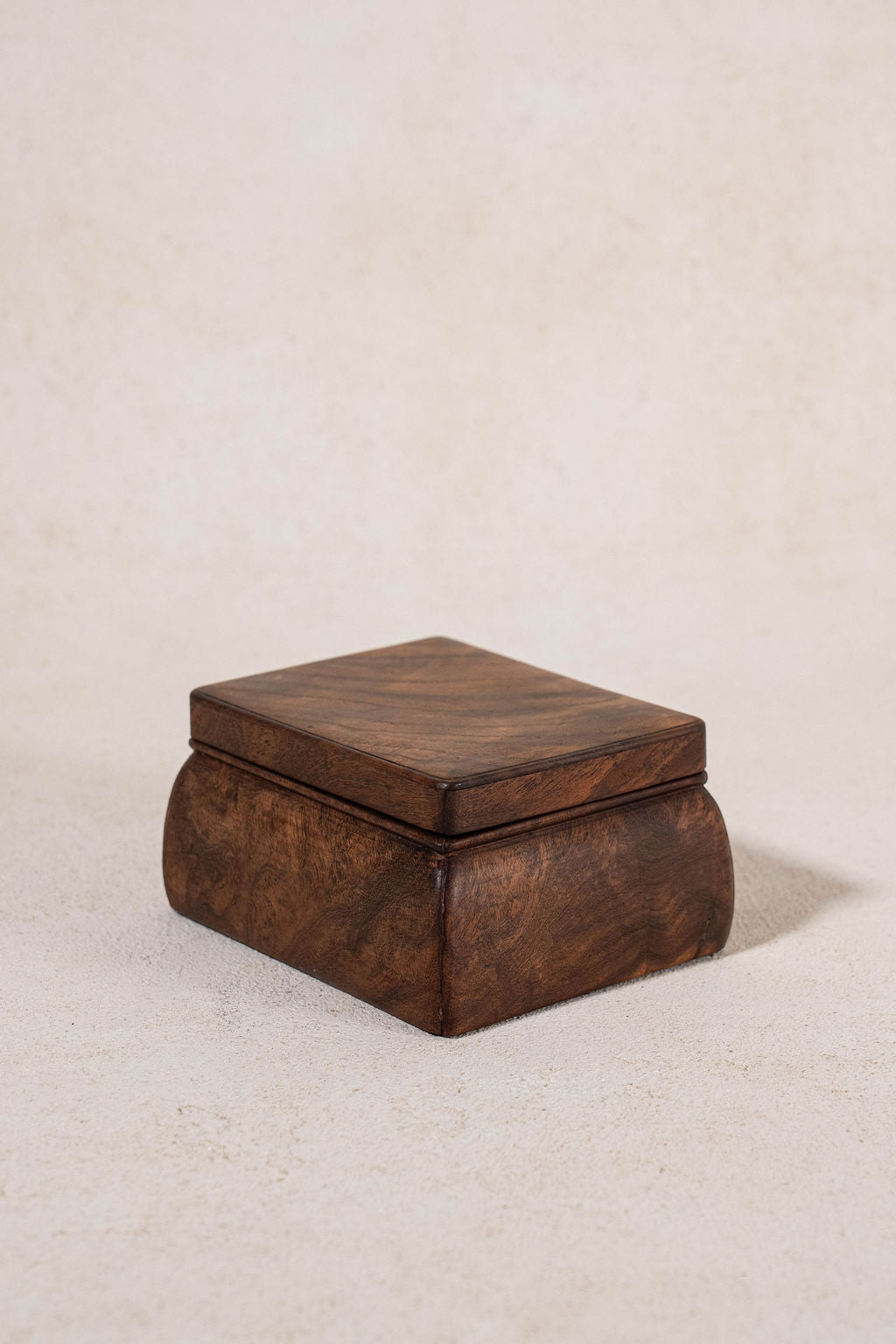 Petite Vintage Wooden Lidded Box