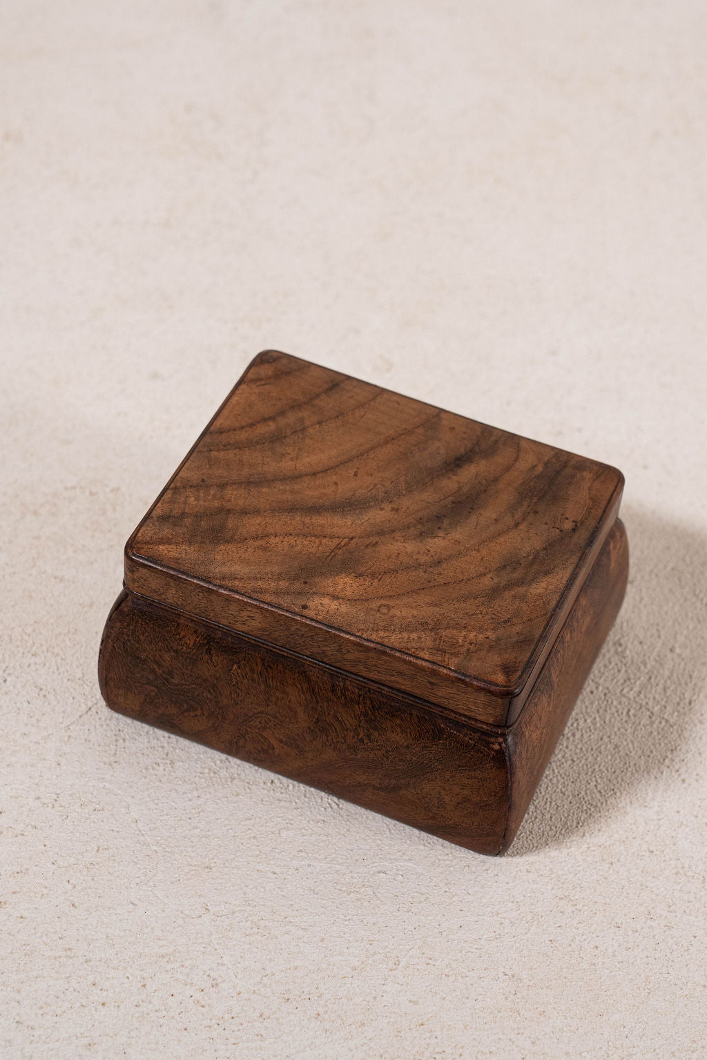 Petite Vintage Wooden Lidded Box