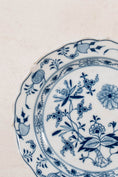Load image into Gallery viewer, Antique Meissen Blue Onion Plate 6.5” (#33)
