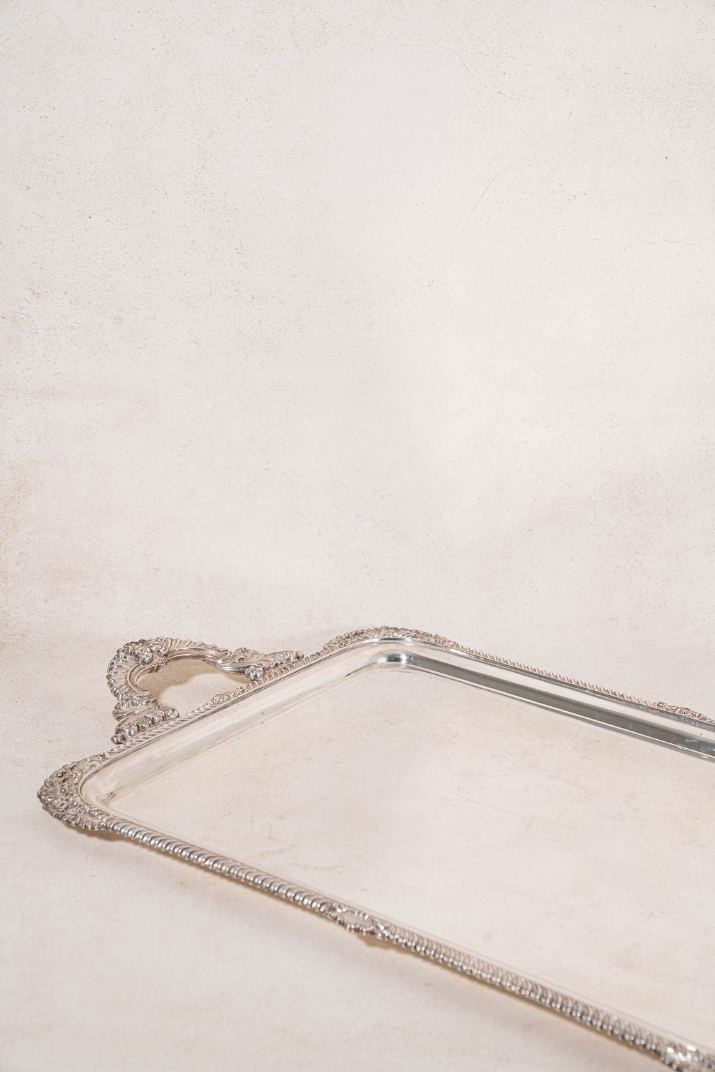 Mappin & Webb English Edwardian Silverplate Tea Tray (c. 1910)