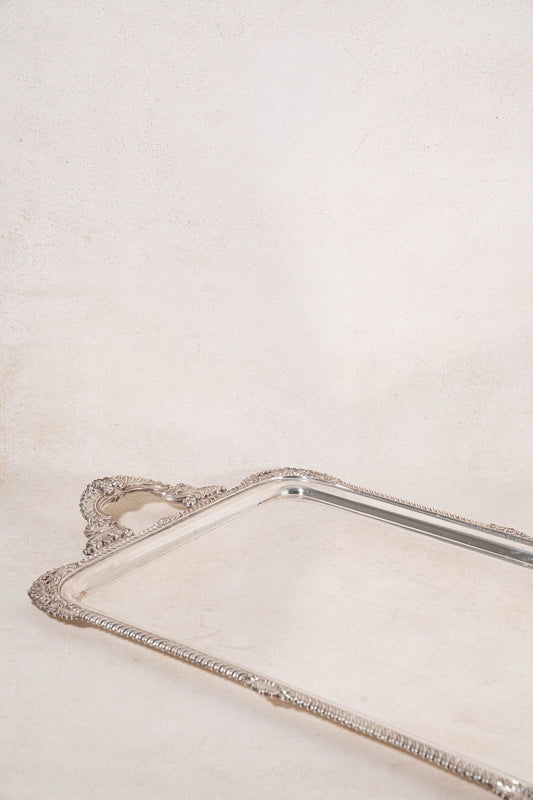 Mappin & Webb English Edwardian Silverplate Tea Tray (c. 1910)
