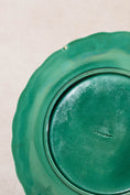 Load image into Gallery viewer, Antique Wedgwood Green Majolica Sunflower Plate | Paler Glazing in Color
