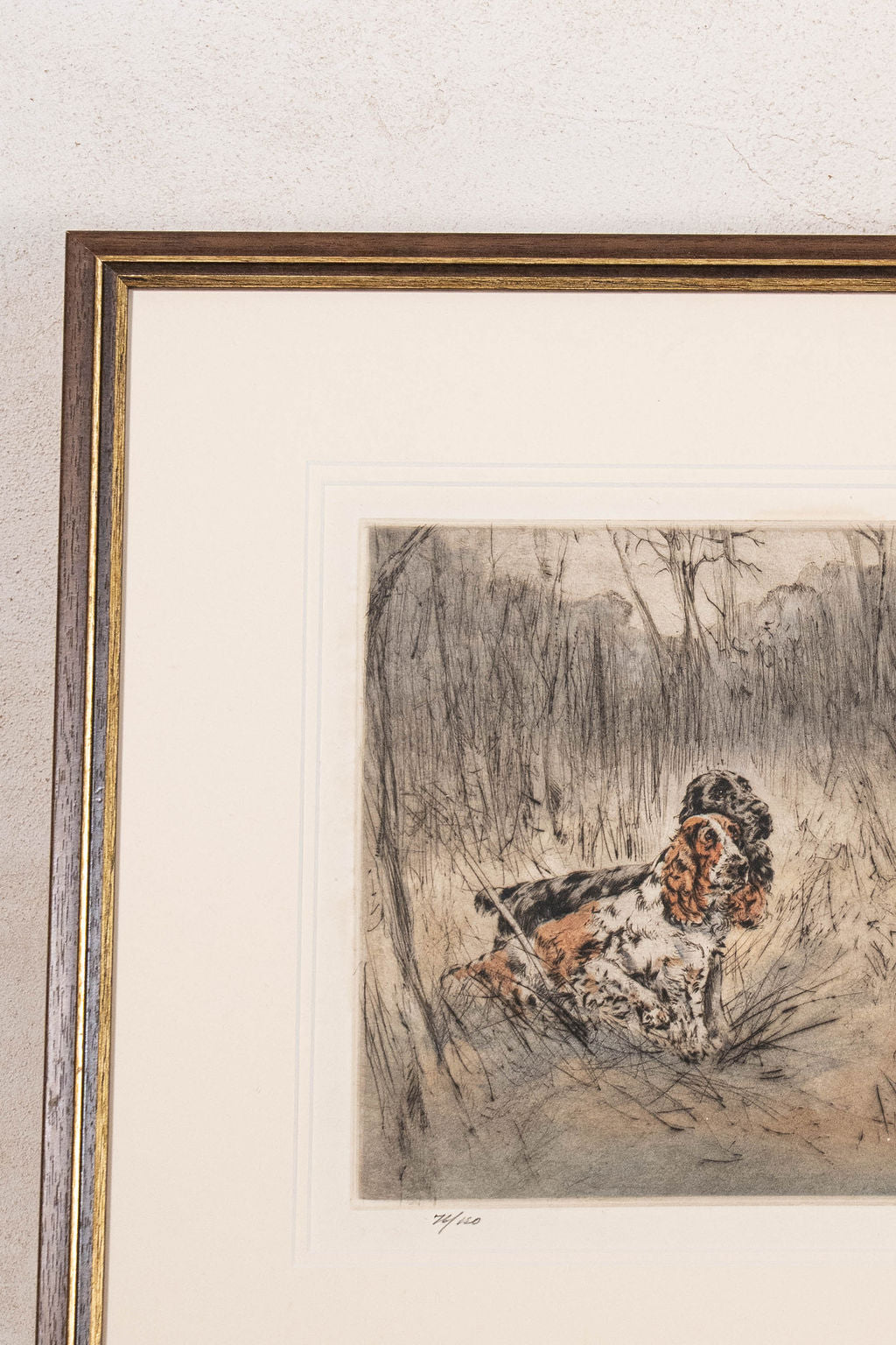 PAIR of Hand Colored English Engravings of Pheasant Hunt by Henry Wilkinson (British; signed limited edition)