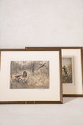 Load image into Gallery viewer, PAIR of Hand Colored English Engravings of Pheasant Hunt by Henry Wilkinson (British; signed limited edition)
