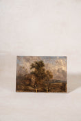 Load image into Gallery viewer, Antique Original English Country Landscape on Board
