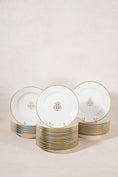 Load image into Gallery viewer, 55 PIECE COLLECTION | 19th Century French Sèvres Porcelain China Monogrammed with 'B' (c. 1874)
