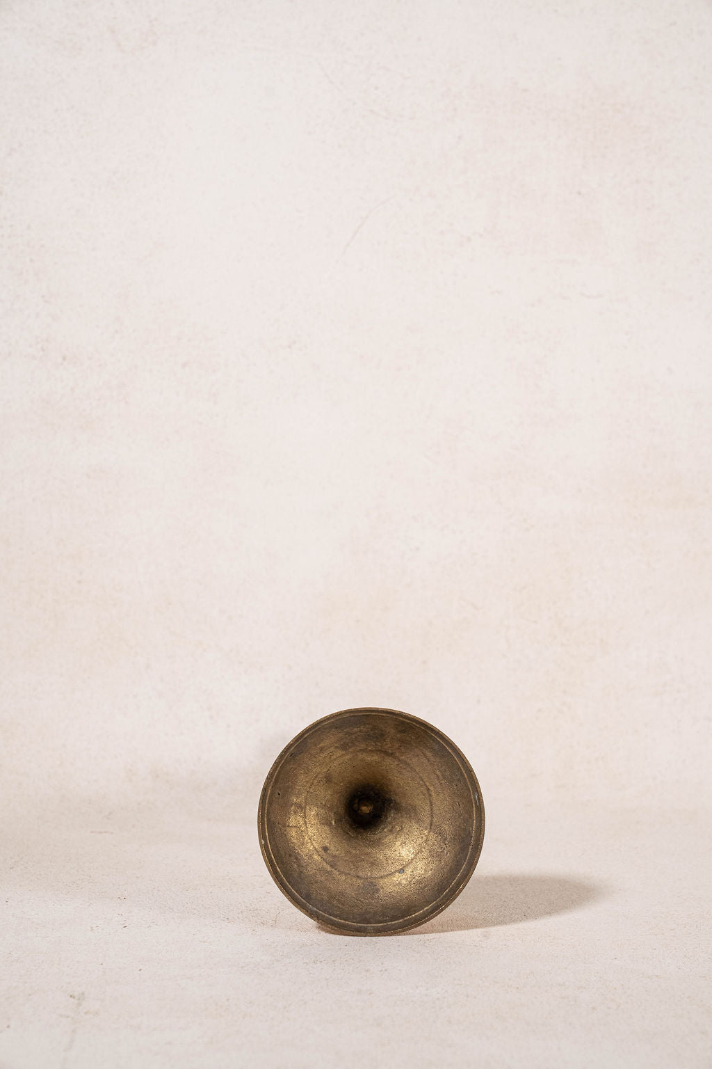 Vintage 11.45”H Brass Candlestick with Round Base