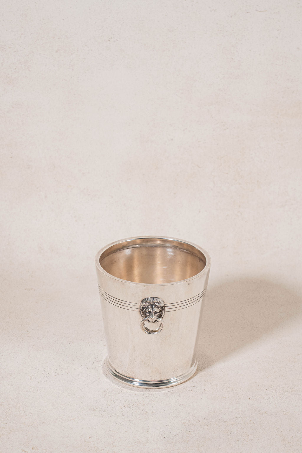 French Silverplate Ice Bucket With Strainer (c. 1930)