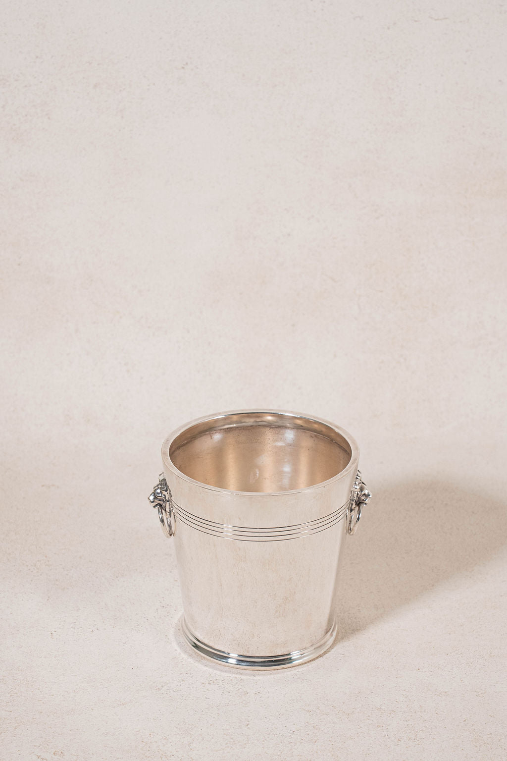 French Silverplate Ice Bucket With Strainer (c. 1930)