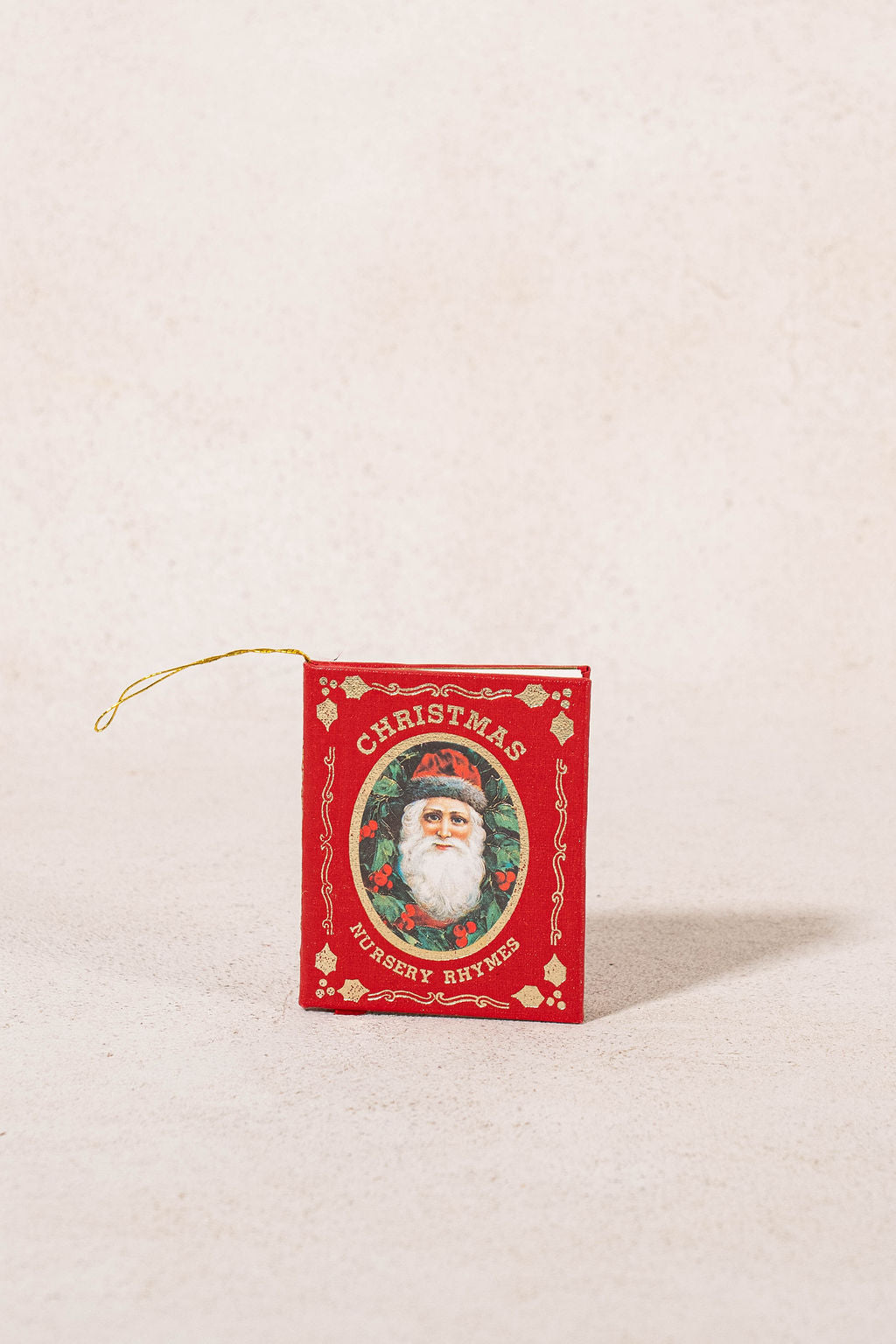 Vintage Christmas Mini Book Ornaments