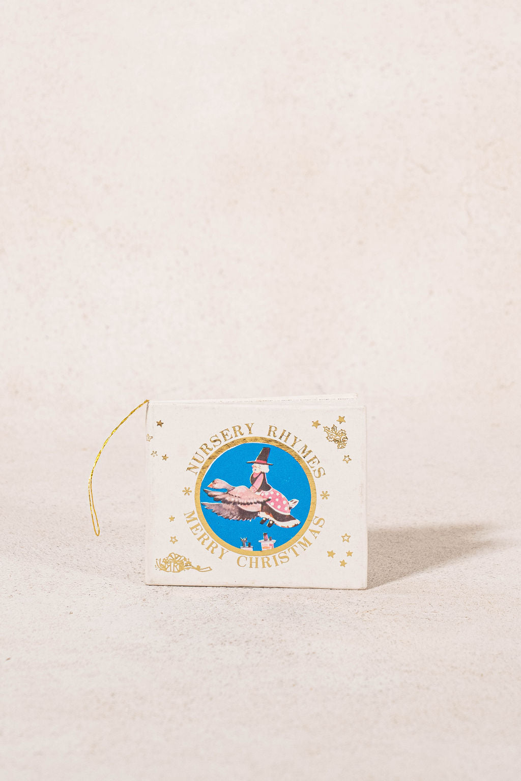 Vintage Christmas Mini Book Ornaments
