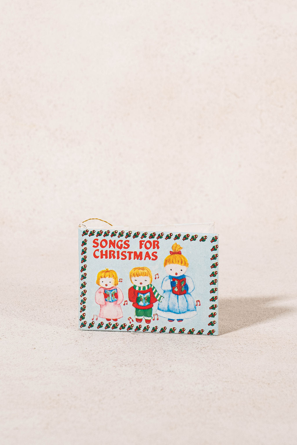 Vintage Christmas Mini Book Ornaments