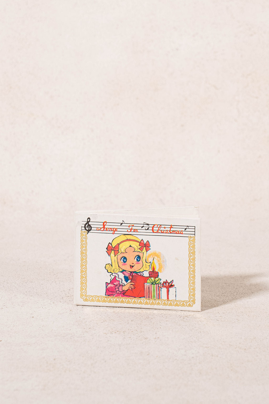 Vintage Christmas Mini Book Ornaments
