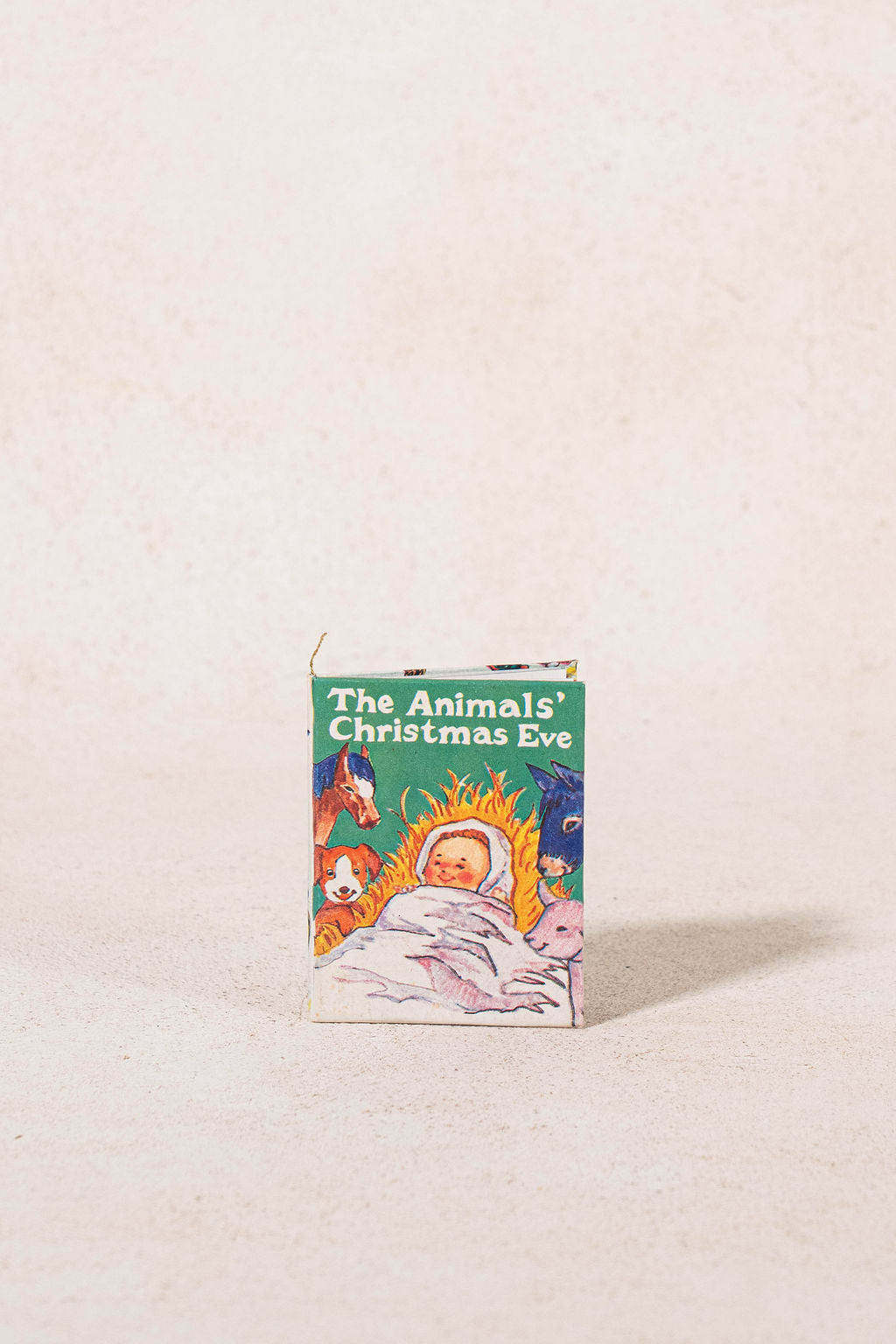 Vintage Christmas Mini Book Ornaments