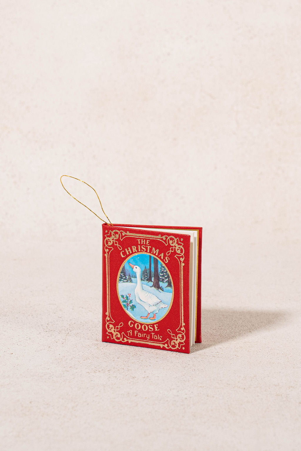 Vintage Christmas Mini Book Ornaments