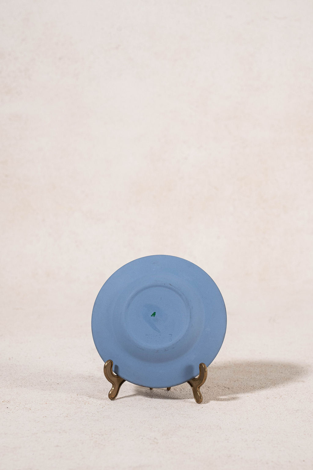 Wedgwood Blue Jasperware Seal of North Carolina Trinket Plate