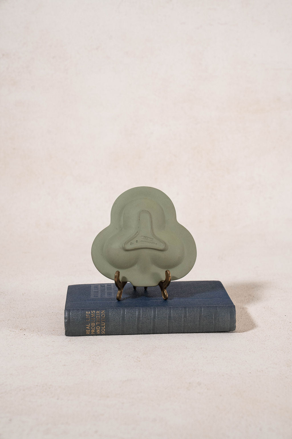 Wedgwood Sage Green Jasperware Club Trinket Dish