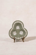 Load image into Gallery viewer, Wedgwood Sage Green Jasperware Club Trinket Dish
