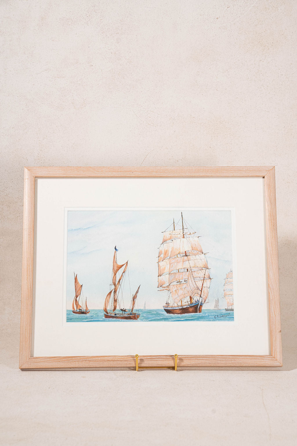 Original Watercolor "Underway" by Elizabeth Bergovist