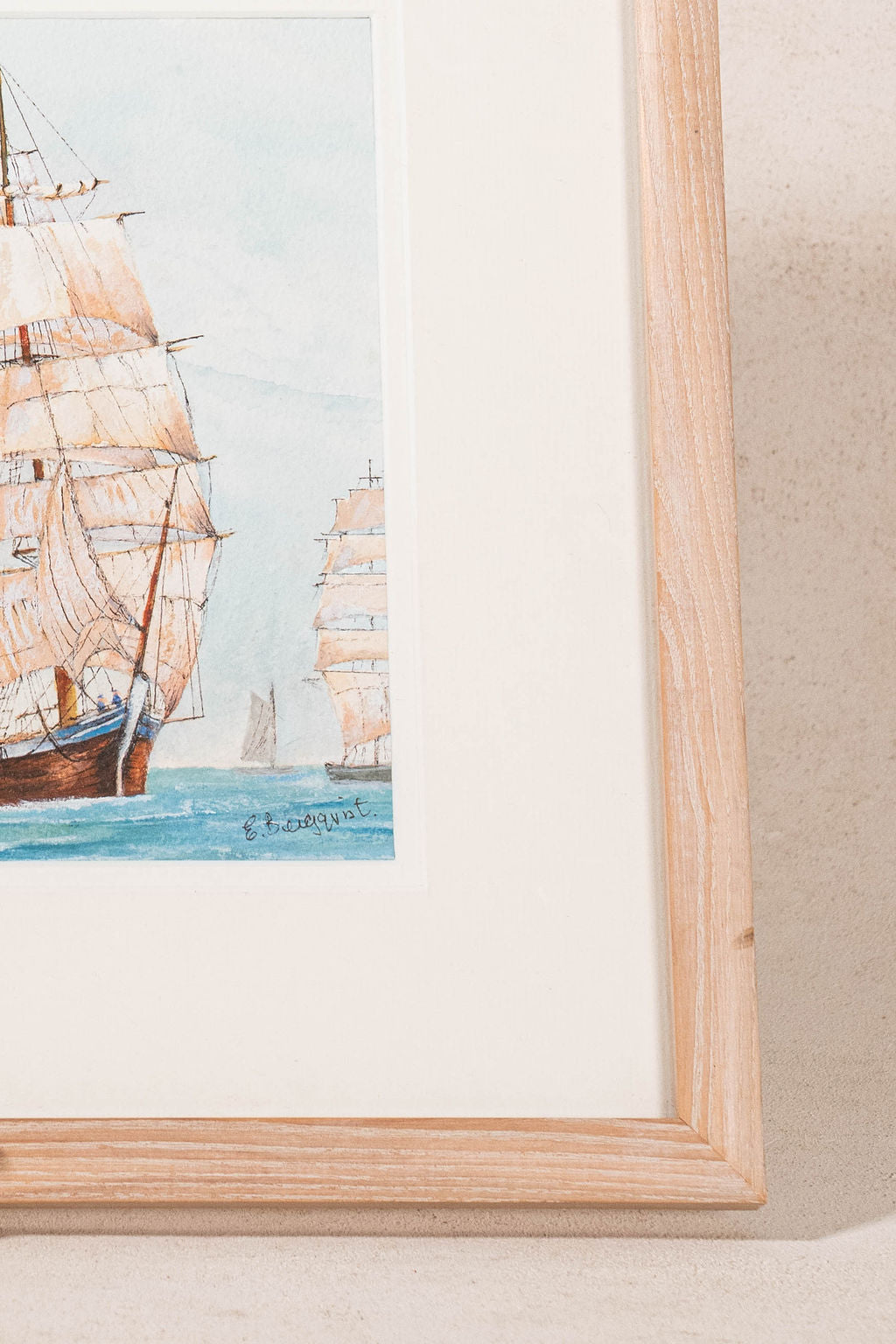 Original Watercolor "Underway" by Elizabeth Bergovist