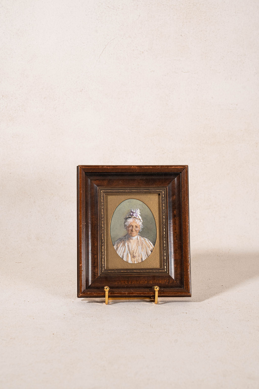 Original Portrait of an Englishwoman- Signed L.B