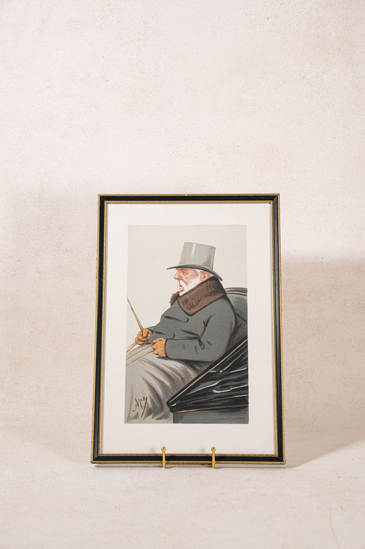 ‘Vanity Fair’ Socialite Feature Print of a Gentleman
