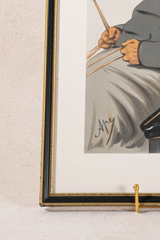 ‘Vanity Fair’ Socialite Feature Print of a Gentleman