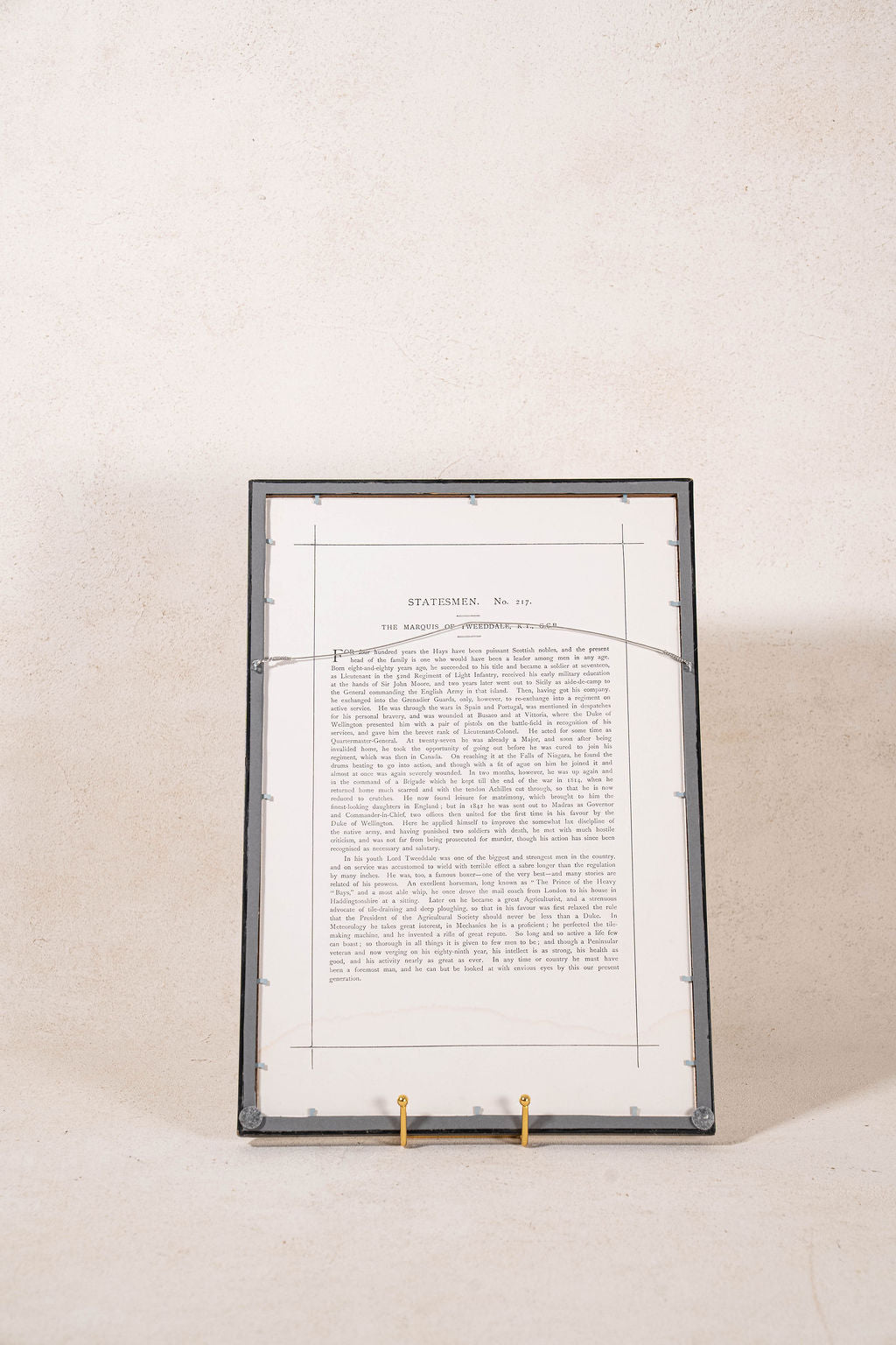 ‘Vanity Fair’ Socialite Feature Print of a Gentleman