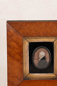 Load image into Gallery viewer, Antique Portrait of Man in Burl Wood Frame
