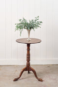 Load image into Gallery viewer, Antique Walnut Stem Side Table (c.1850)
