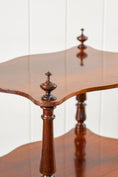 Load image into Gallery viewer, Victorian Rosewood Whatnot with Scalloped Edge
