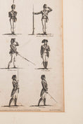 Load image into Gallery viewer, Antique English Black + White Military Engraving
