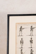 Load image into Gallery viewer, Antique English Black + White Military Engraving
