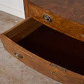 Load image into Gallery viewer, 19th Century English Burl Walnut 3-Drawer Chest with Ring Pulls
