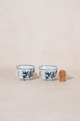 Load image into Gallery viewer, SET of 2 Antique Meissen Blue Onion Teacups
