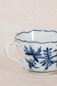 Load image into Gallery viewer, SET of 2 Antique Meissen Blue Onion Teacups
