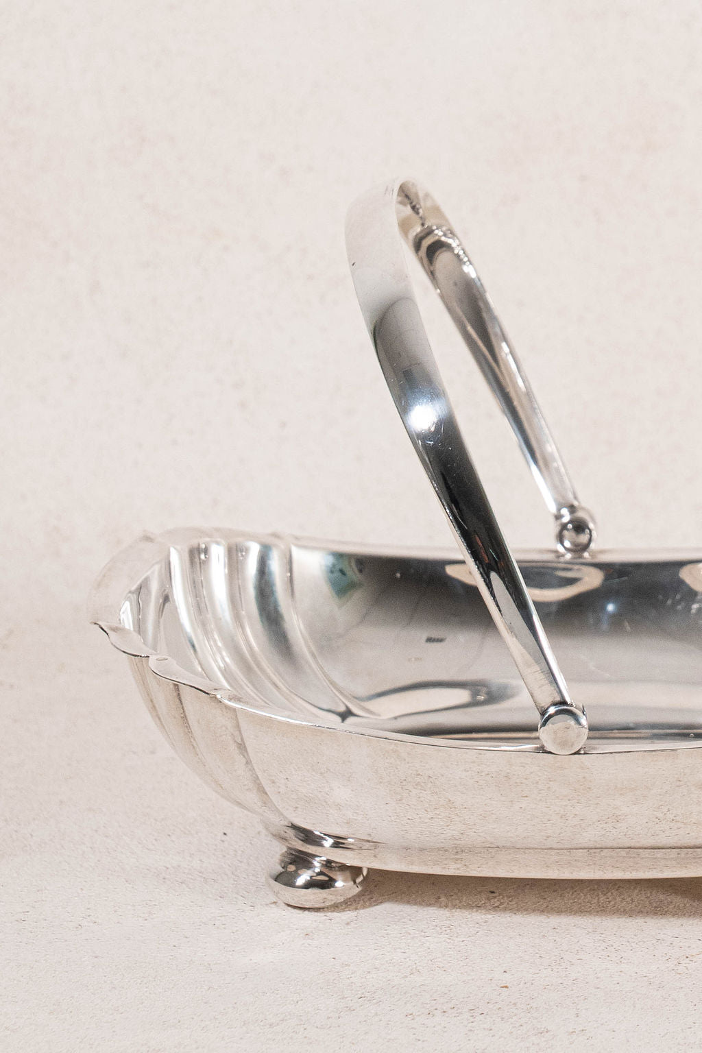 Antique English Silver Plate Fruit Bowl By Atkin Brothers