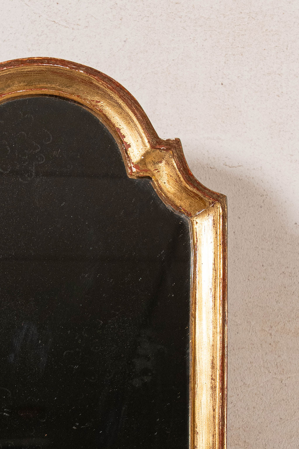 Antique Venetian Gilt Window Arch Tabletop Mirror