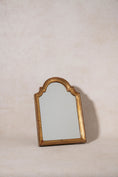 Load image into Gallery viewer, Antique Venetian Gilt Window Arch Tabletop Mirror
