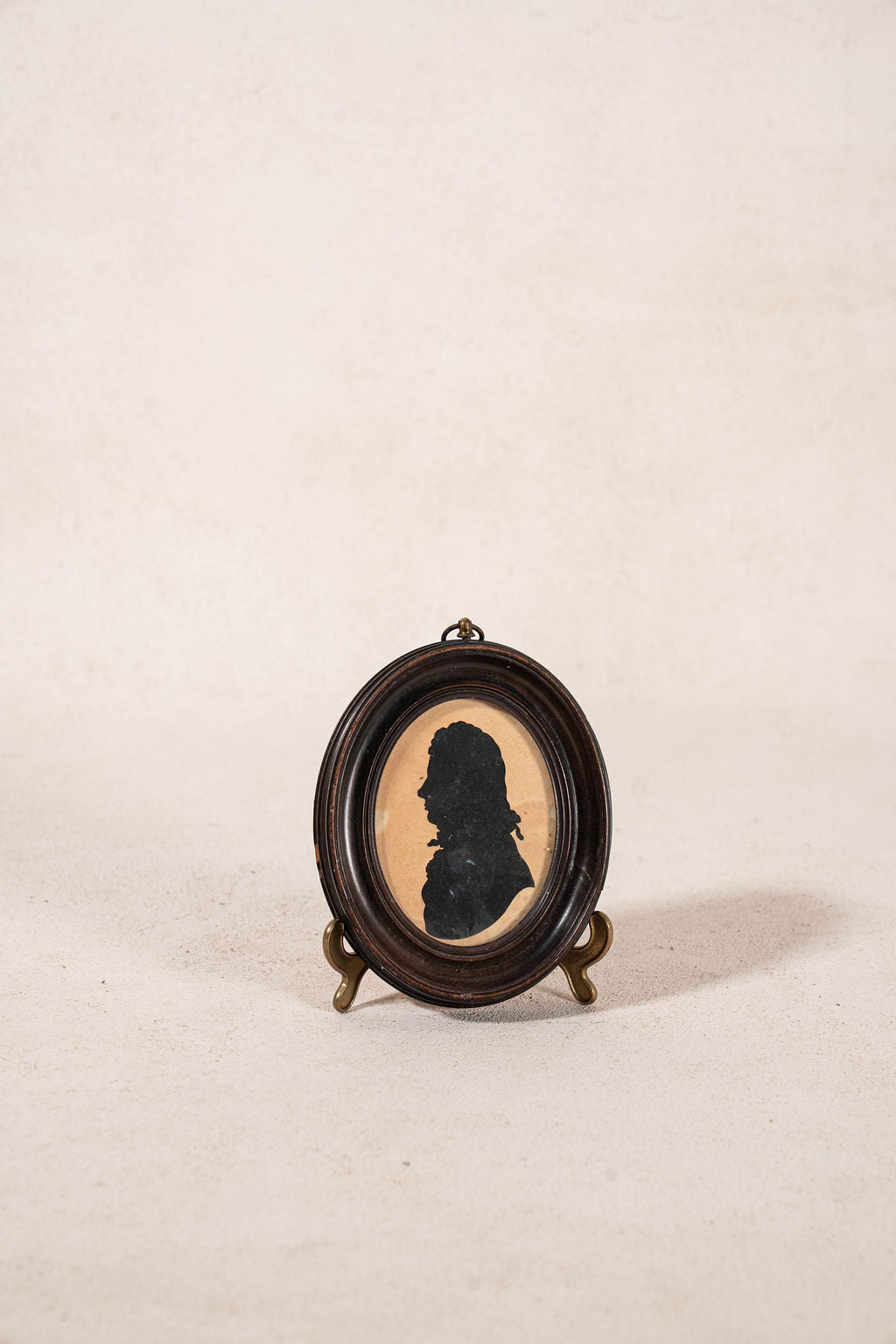 19th-Century Silhouette of Gentleman Of The Law