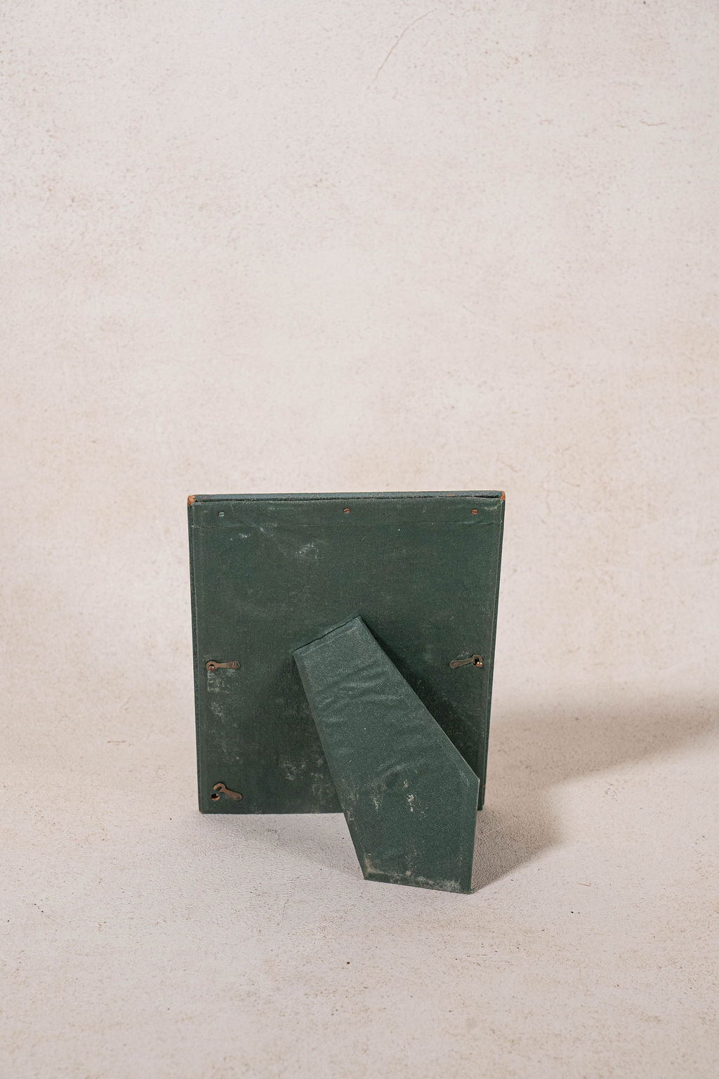 Antique English Green Leather Frame (c. 1920)