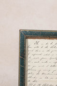 Load image into Gallery viewer, Antique English Green Leather Frame (c. 1920)
