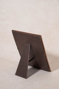 Load image into Gallery viewer, Antique English Brown Embossed Leather Frame (c. 1920)
