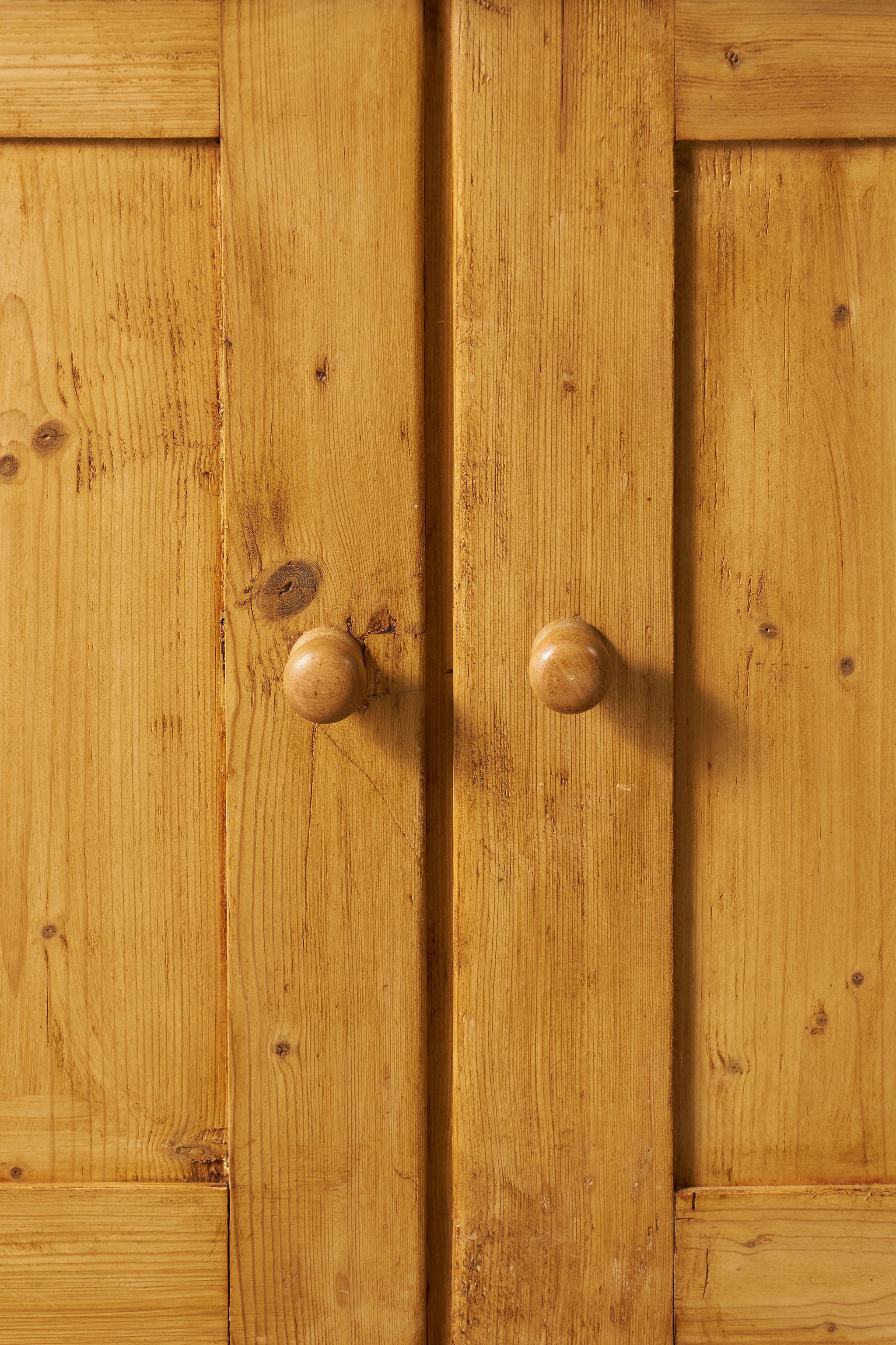 19th Century English Victorian Pine Cupboard