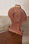 Load image into Gallery viewer, PAIR of 19th Century Oak Hall Chairs
