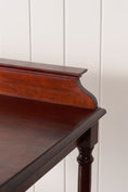 Load image into Gallery viewer, Victorian English Mahogany 3-Tier Trolley On Casters
