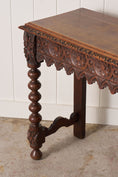Load image into Gallery viewer, 19th Century English Victorian Carved Oak Console
