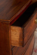 Load image into Gallery viewer, 19th Century Victorian Flame Mahogany Bowfront Chest With Urn Hardware
