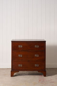 Load image into Gallery viewer, 19th Century Mahogany Chest With Octagon Backplate Pulls
