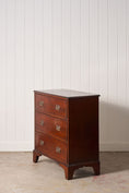 Load image into Gallery viewer, 19th Century Mahogany Chest With Octagon Backplate Pulls
